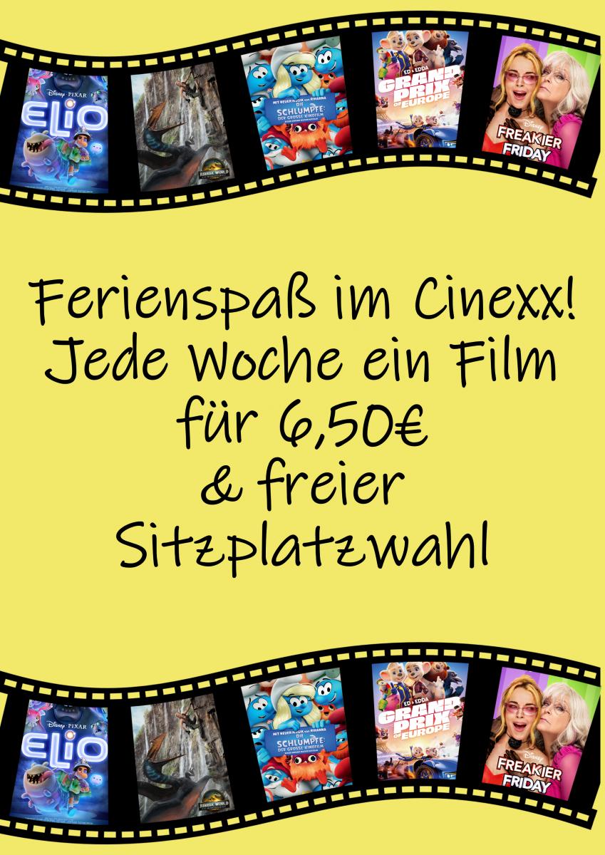 Ferienspaß für alle im Cinexx 